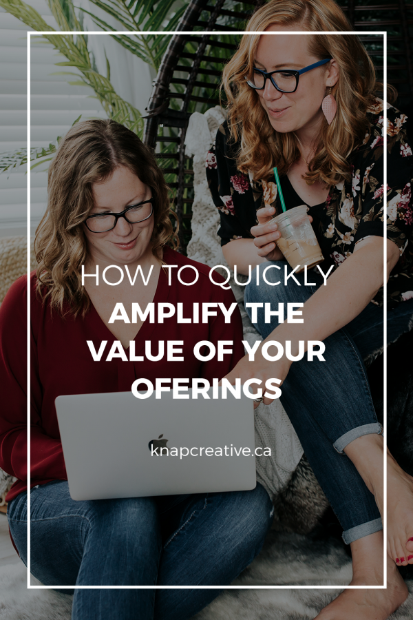 How to Quickly Amplify the Value of Your Offerings