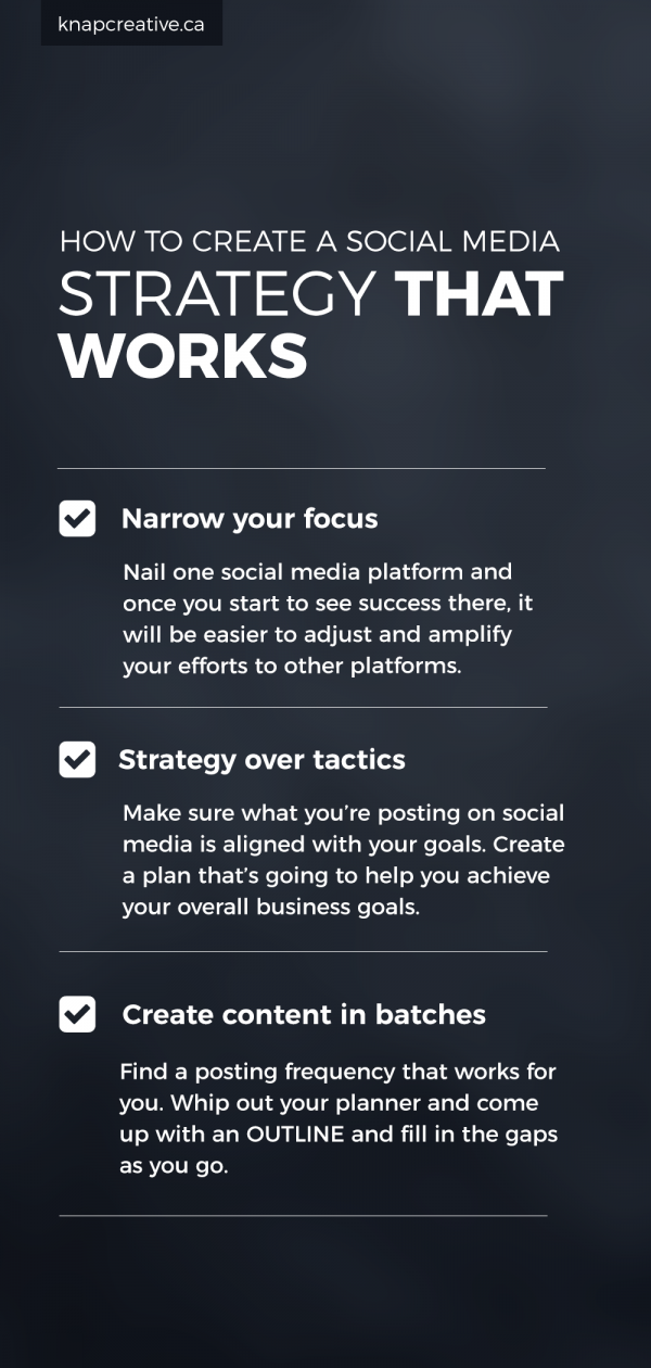 3 Tips for a Social Media Strategy That Works