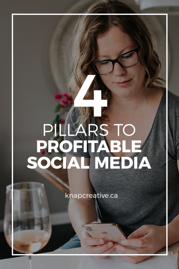 the four pillars to profitable social media accounts
