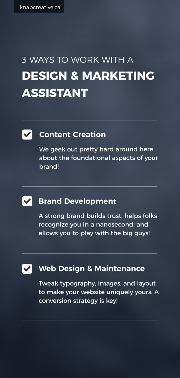 5 Ways to Work with a Design & Marketing Assistant 5 Ways to Work with a Design & Marketing Assistant