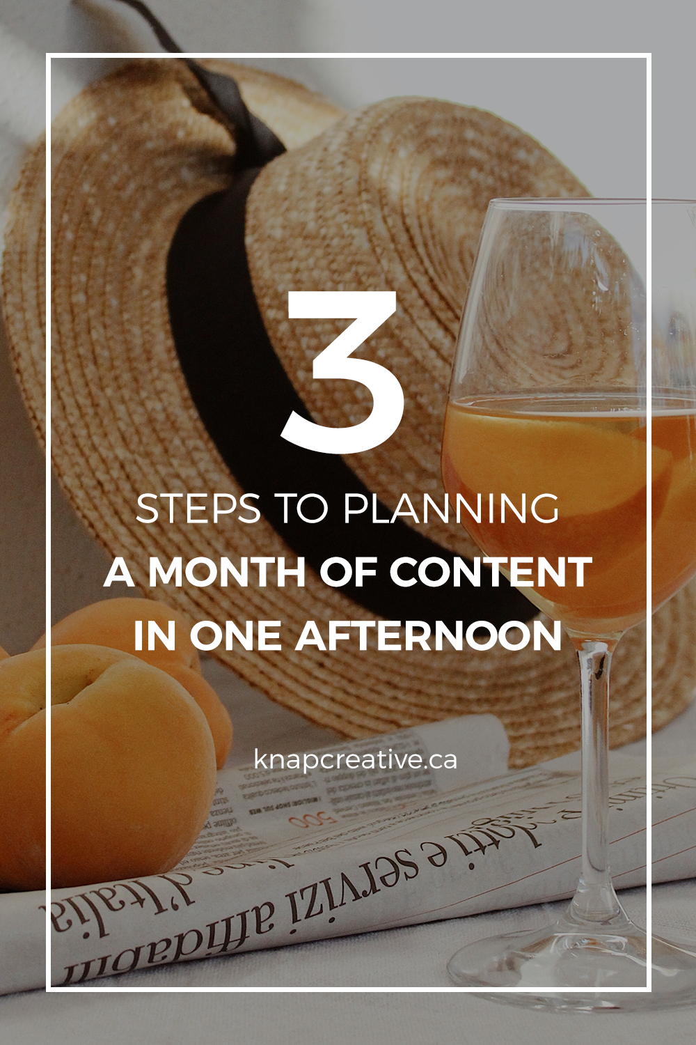 3 Steps to Planning a Month of Content in ONE Afternoon