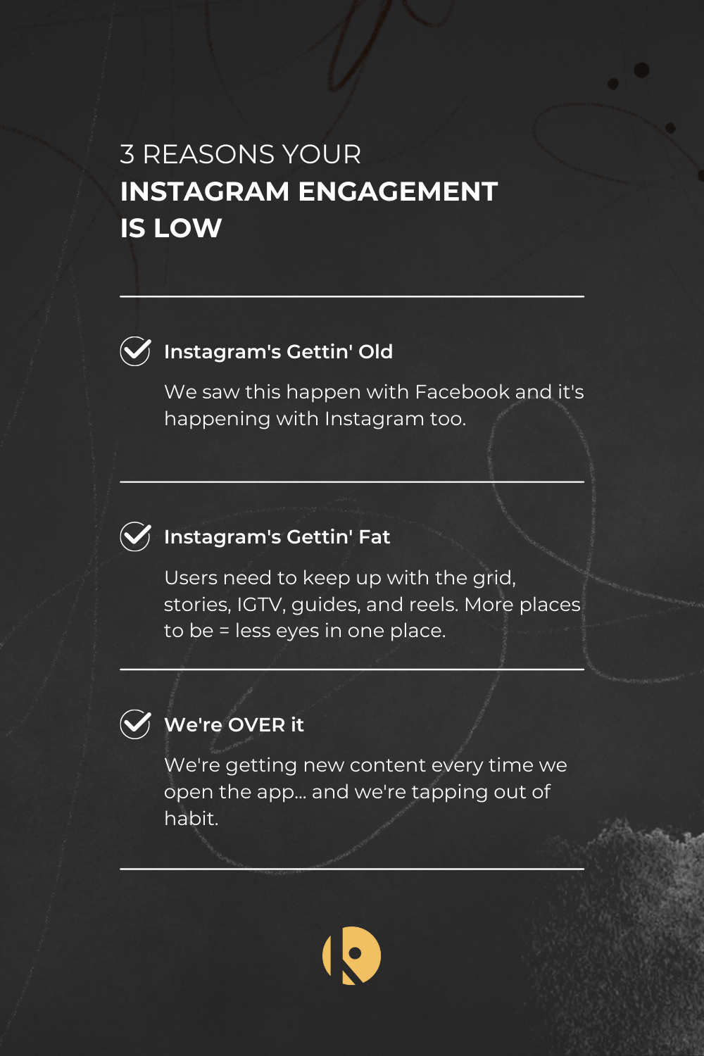 3 Reasons Your Instagram Engagment is Low 3 Reasons Your Instagram Engagement is Low