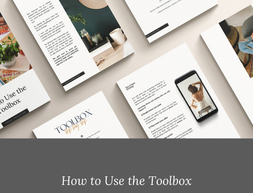 How to Use The Toolbox